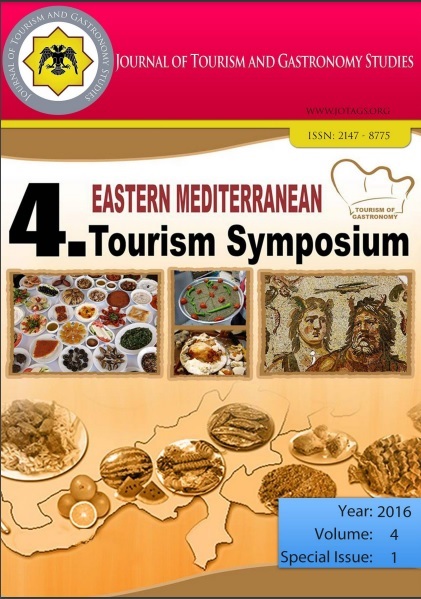 					View Vol. 4 No. Special Issue 1 (2016): Journal of Tourism and Gastronomy Studies
				