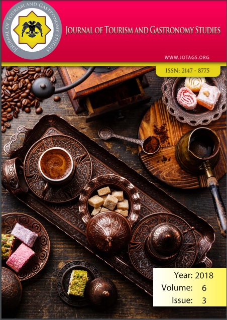 					View Vol. 6 No. 3 (2018): Journal of Tourism and Gastronomy Studies
				