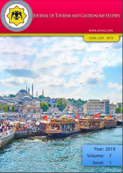 					View Vol. 7 No. 1 (2019): Journal of Tourism and Gastronomy Studies
				