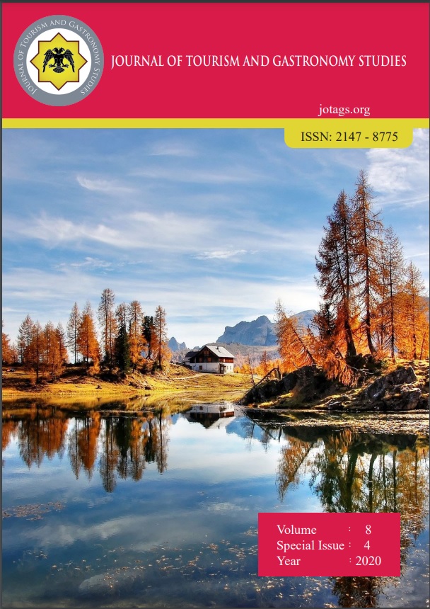					View Vol. 8 No. Special Issue 4 (2020): Journal of Tourism and Gastronomy Studies
				
