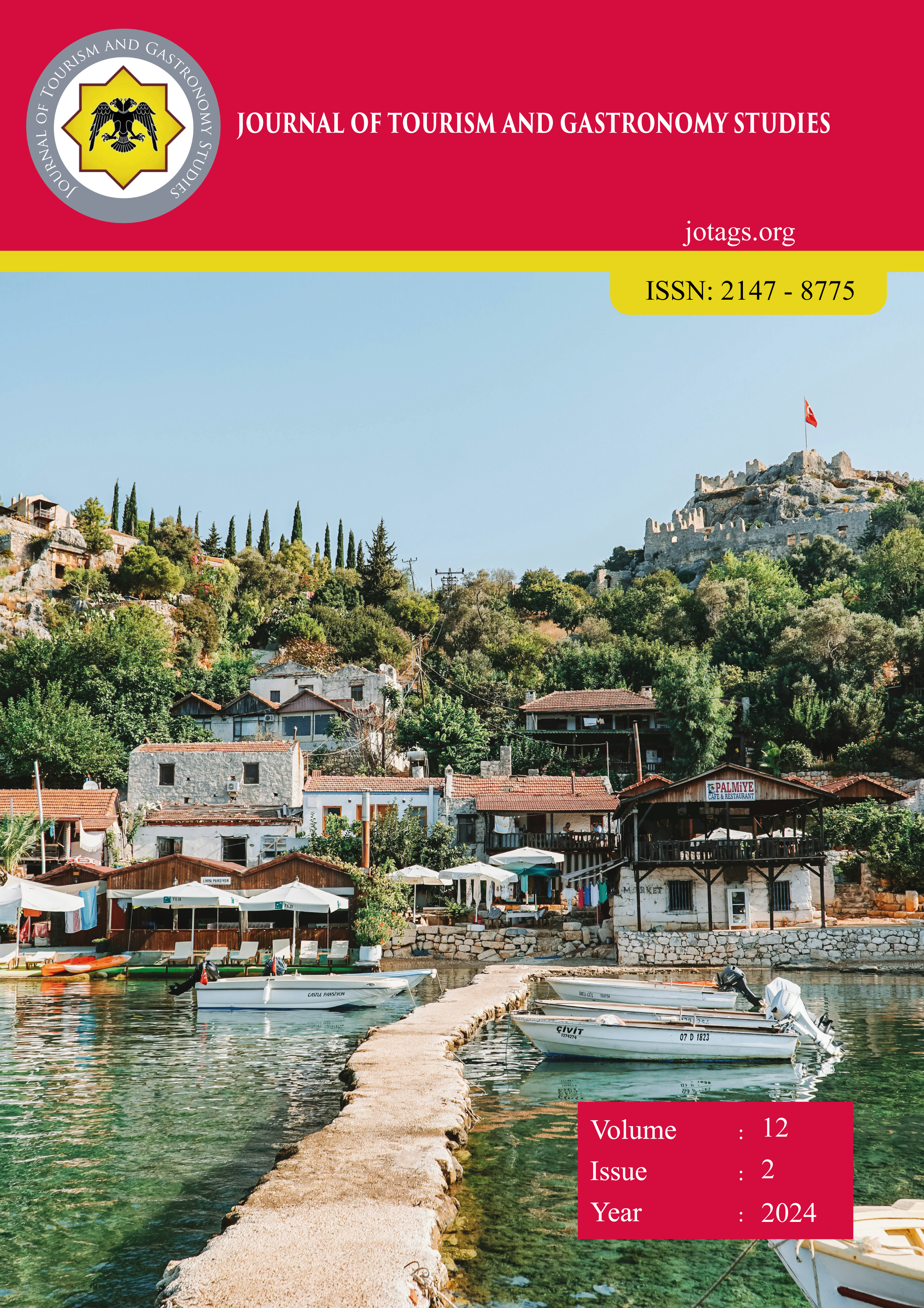 					Cilt 12 Sayı 2 (2024): Turizm ve Gastronomi Araştırmaları Dergisi Gör
				
