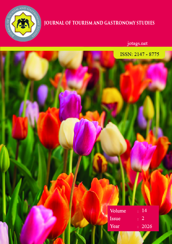 					View Vol. 14 No. 2 (2026): Journal of Tourism and Gastronomy Studies
				